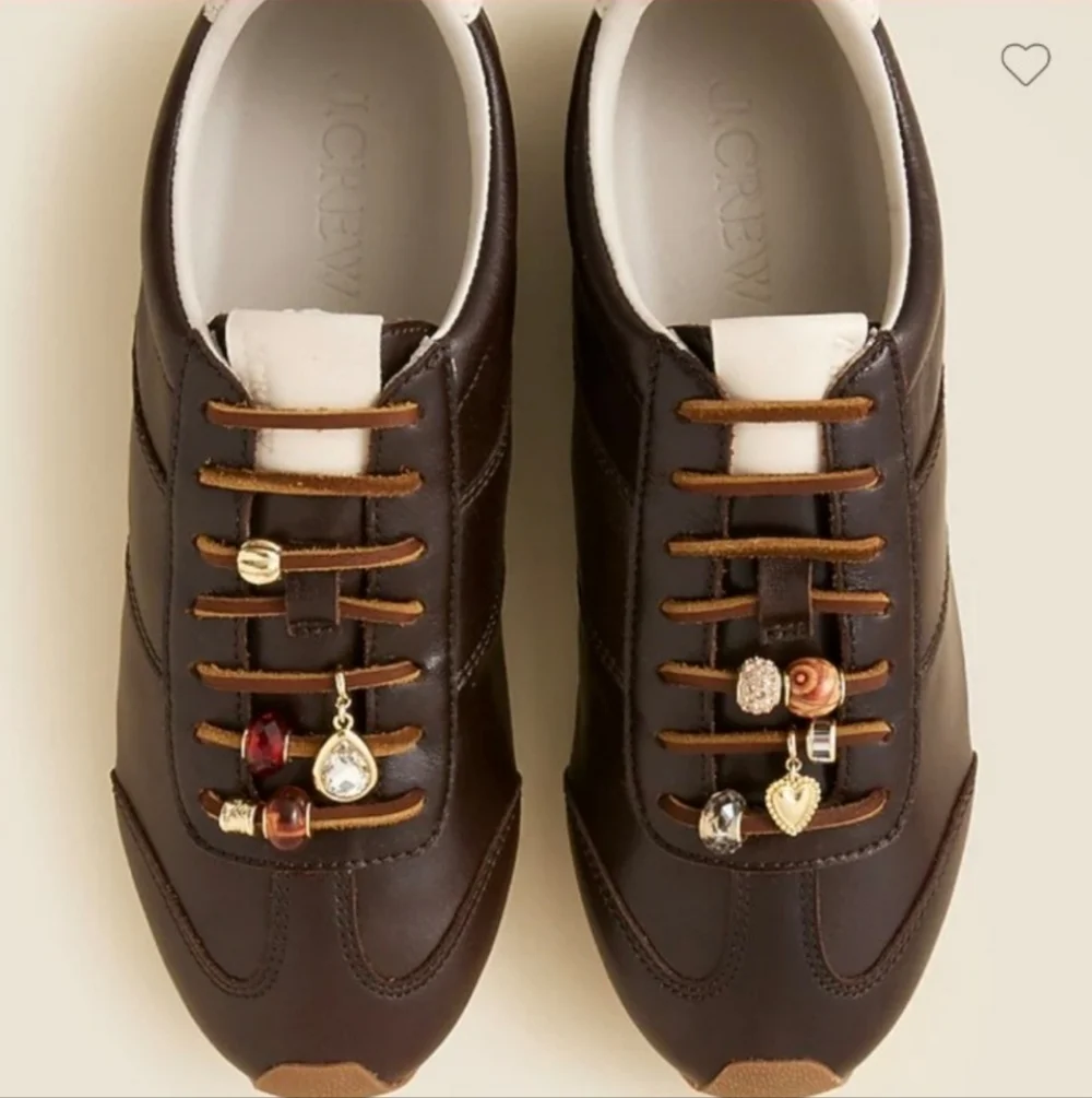 J.Crew Shoelace Teardrop Shoe Charms pack Rose Multi BNWT SO